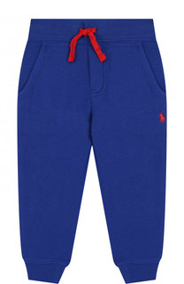 Хлопковые джоггеры с поясом на кулиске Polo Ralph Lauren