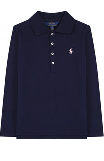 Хлопковое поло с длинными рукавами Polo Ralph Lauren