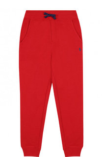 Хлопковые джоггеры с поясом на кулиске Polo Ralph Lauren