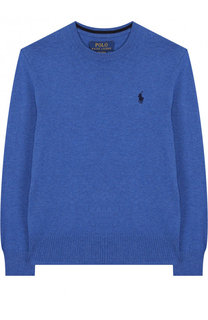 Хлопковый пуловер с круглым вырезом Polo Ralph Lauren