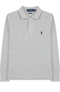 Хлопковое поло с длинными рукавами Polo Ralph Lauren