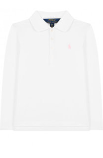 Хлопковое поло с длинными рукавами Polo Ralph Lauren
