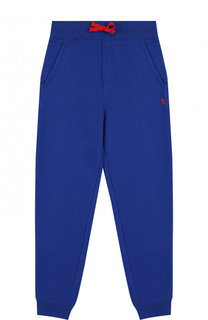 Хлопковые джоггеры с поясом на кулиске Polo Ralph Lauren