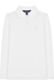 Хлопковое поло с длинными рукавами Polo Ralph Lauren
