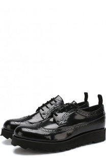 Кожаные дерби с брогированием Dsquared2