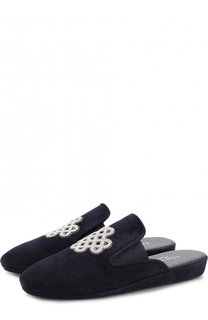 Домашние туфли из замши Homers At Home