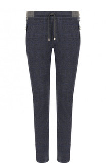 Брюки прямого кроя из смеси хлопка и кашемира Capobianco