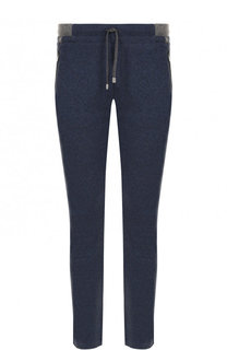 Брюки прямого кроя из смеси хлопка и кашемира Capobianco