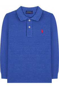 Хлопковое поло с длинными рукавами Polo Ralph Lauren