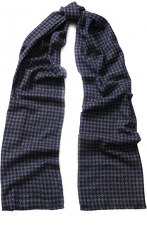 Кашемировый шарф с принтом Kiton