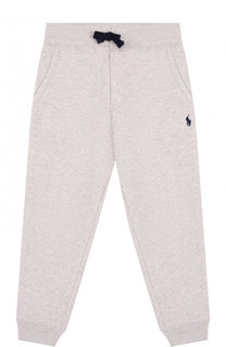 Хлопковые джоггеры с поясом на кулиске Polo Ralph Lauren