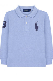 Хлопковое поло с длинными рукавами Polo Ralph Lauren