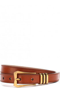 Кожаный ремень с металлической пряжкой Givenchy
