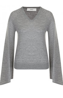 Шерстяной пуловер с V-образным вырезом Pringle Of Scotland