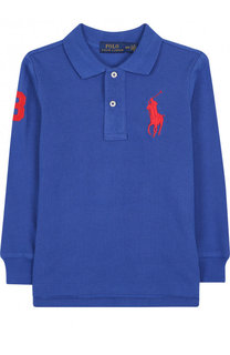 Хлопковое поло с длинными рукавами Polo Ralph Lauren