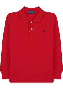 Хлопковое поло с длинными рукавами Polo Ralph Lauren