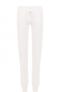 Кашемировые брюки прямого кроя с эластичным поясом и манжетами Cruciani