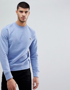 Сиреневый свитшот с круглым вырезом и логотипом-зеброй PS Paul Smith - Фиолетовый