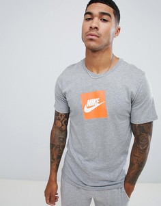 Серая футболка с логотипом Nike AR1161-063 - Серый