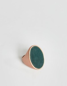 Pilgrim rose gold plated adjustable ring with stone - Золотой