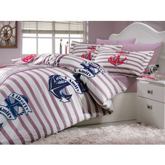 Комплект постельного белья Hobby home collection 2-х сп, поплин, Bermuda, лиловый (1501000630)