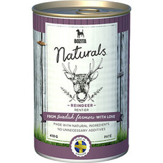 Консервы BOZITA Naturals Reindeer мясной паштет с мясом оленя для собак 410г (5141)