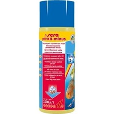 Препарат SERA pH/KH - MINUS снижение уровня pH/KH для создания мягкой тропической воды в аквариуме 500мл