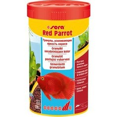 Корм SERA RED PARROT Granules гранулы усиление окраски для рыб-попугаев 1л (330г)