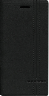 Чехол-книжка Gresso Ортон 18:9 для смартфонов до 5.3" (черный)