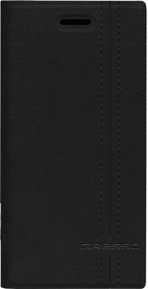 Чехол-книжка Gresso Ортон 18:9 для смартфонов до 5.5" (черный)