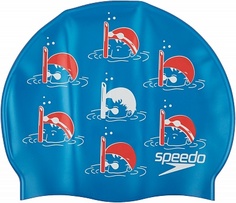Шапочка для плавания детская Speedo Junior Slogan Cap, размер Без размера