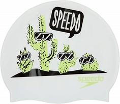 Шапочка для плавания детская Speedo Junior Slogan Cap, размер Без размера