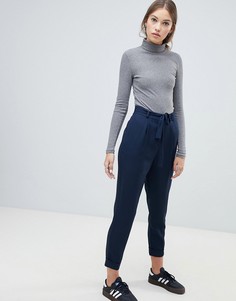 Брюки галифе с поясом оби ASOS DESIGN - Темно-синий