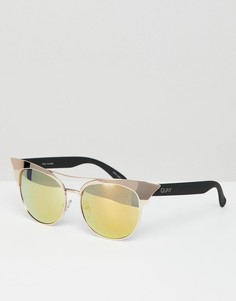 Солнцезащитные очки-авиаторы Quay Australia - Золотой