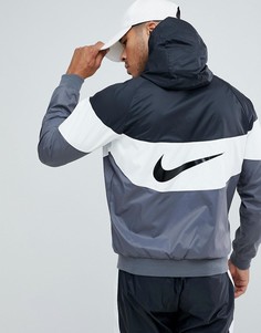 Черная ветровка с принтом на спине Nike AJ1396-010 - Черный
