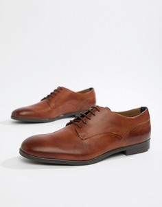 Светло-коричневые строгие туфли H By Hudson Axminster - Рыжий