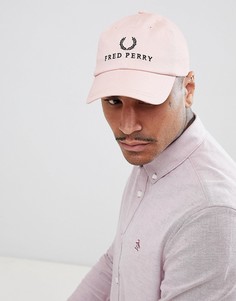 Розовая кепка Fred Perry Tennis - Розовый