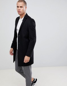 Черное пальто New Look - Черный