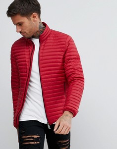 Красная дутая куртка Emporio Armani - Красный