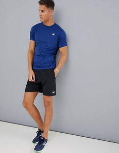Черные шорты длиной 7 дюймов New Balance Running Accelerate - Черный