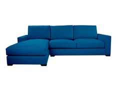 Диван broadway (myfurnish) синий 272x85x95 см.