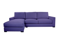 Диван broadway (myfurnish) фиолетовый 272x85x95 см.