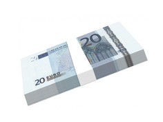 Шуточные купюры СмеХторг бабки 20 евро пачка 100 шт