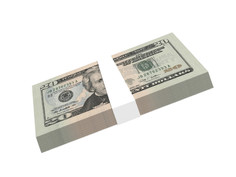 Шуточные купюры СмеХторг бабки 20 баксов пачка 100 шт