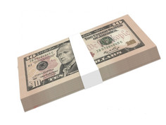 Шуточные купюры СмеХторг бабки 10 баксов пачка 100 шт