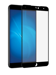 Аксессуар Защитное стекло для Meizu 15 Lite DF Full Screen Black mzColor-24
