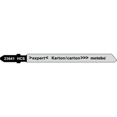 Пилки для картона, кожи, резины t113a (нож 74 мм, hcs, 5 шт.) metabo 623641000