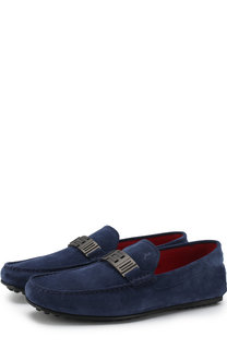 Замшевые мокасины с пряжкой Tod’s
