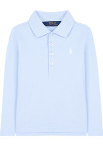 Хлопковое поло с длинными рукавами Polo Ralph Lauren