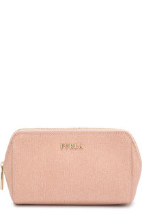 Кожаная косметичка на молнии Furla